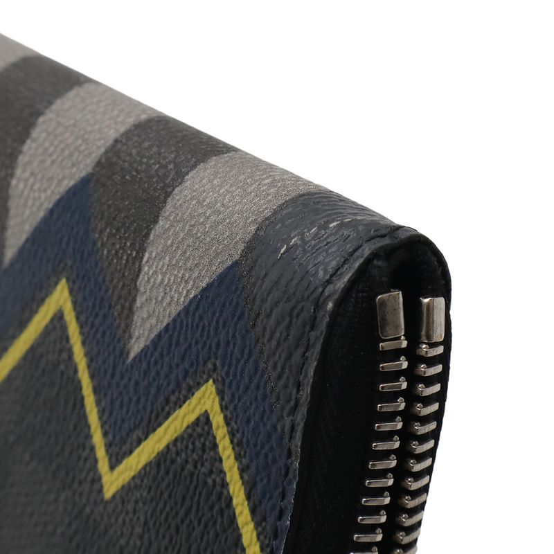 Louis Vuitton Damier Graphite Karakoram Zippy Wallet Vertical Round Zipper — view 4