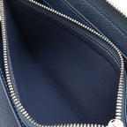 Louis Vuitton Epi Zippy Organizer NM Round Zipper Long Wallet Blue Marine Navy — view 7