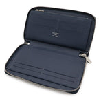 Louis Vuitton Epi Zippy Organizer NM Round Zipper Long Wallet Blue Marine Navy — view 5