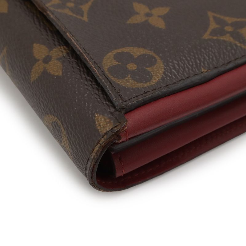 Louis Vuitton Monogram Portefeuille Floral Flower Bifold Long Wallet — view 3