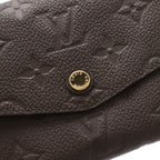 Louis Vuitton Monogram Empreinte Portefeuille Curilles Long Wallet Tail Brown — view 4