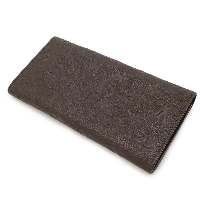 Louis Vuitton Monogram Empreinte Portefeuille Curilles Long Wallet Tail Brown — view 2