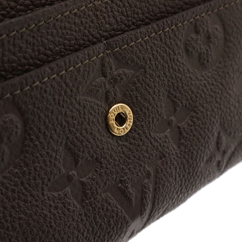 Louis Vuitton Monogram Empreinte Portefeuille Curilles Long Wallet Tail Brown — view 7