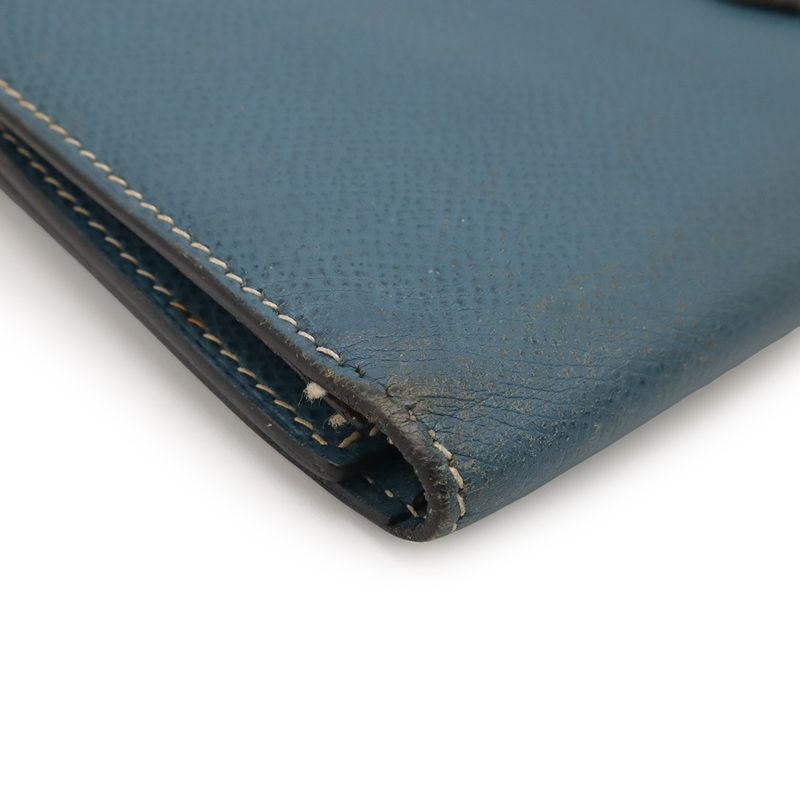 Hermes Bearn 2 Plis Dupri Trifold Long Wallet Veau Epsom — view 3
