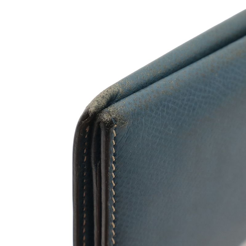 Hermes Bearn 2 Plis Dupri Trifold Long Wallet Veau Epsom — view 4
