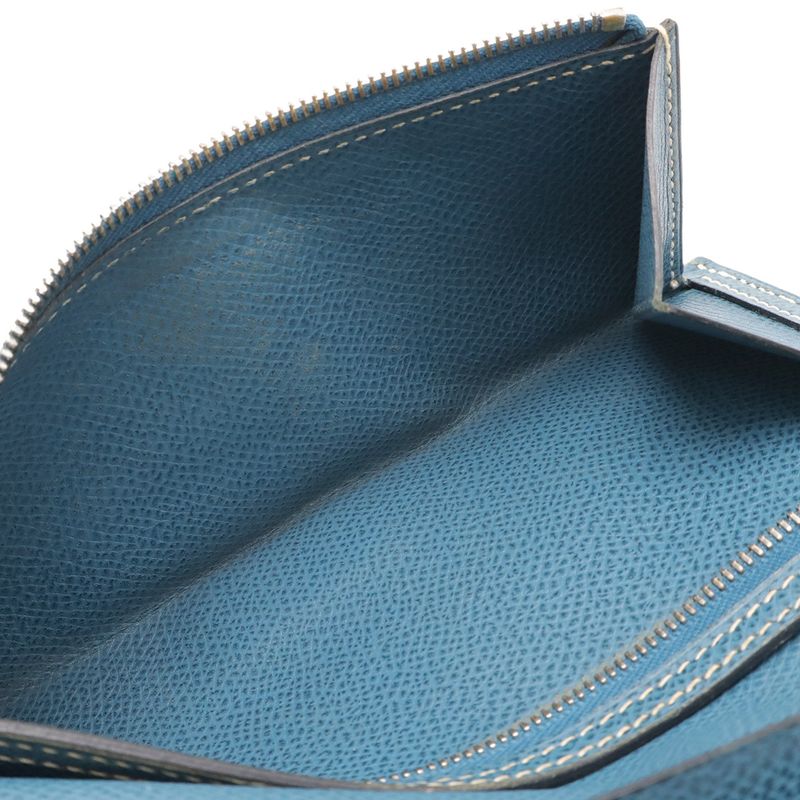 Hermes Bearn 2 Plis Dupri Trifold Long Wallet Veau Epsom — view 9