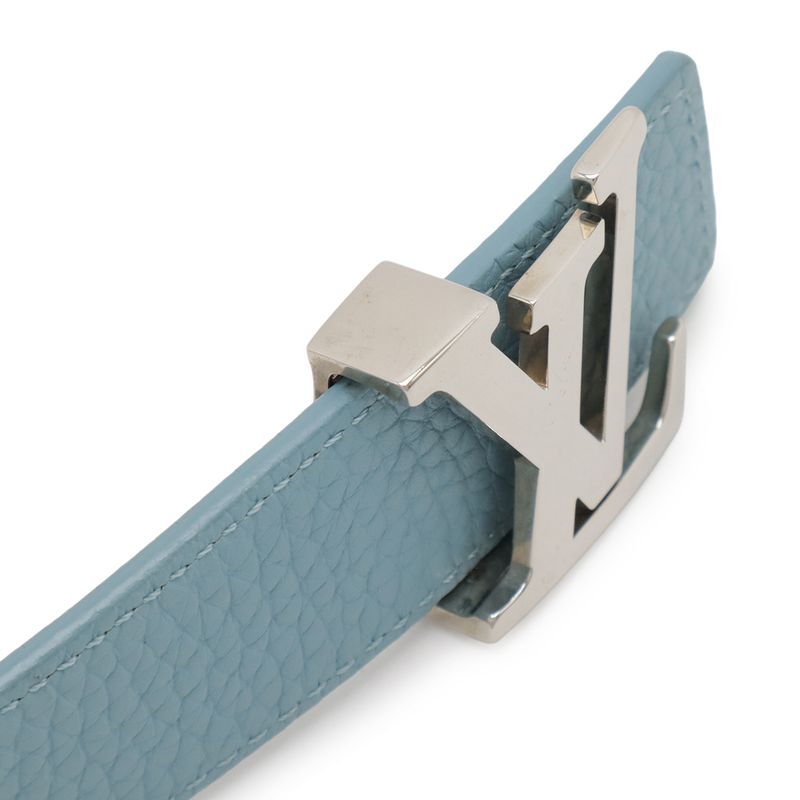 Louis Vuitton Sainteur Initial Belt Reversible Taurillon Leather Light Blue — view 4