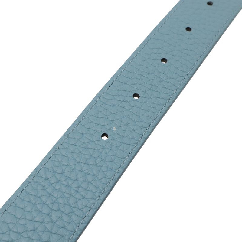 Louis Vuitton Sainteur Initial Belt Reversible Taurillon Leather Light Blue — view 7