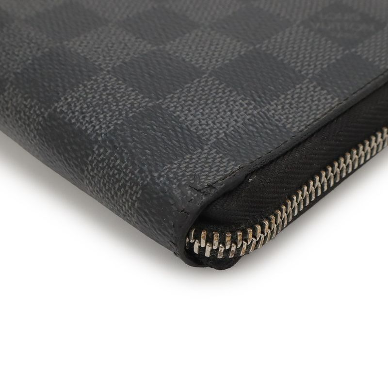 Louis Vuitton Damier Graphite Zippy-organizer-round Zipper-bifold Long Wallet — view 3