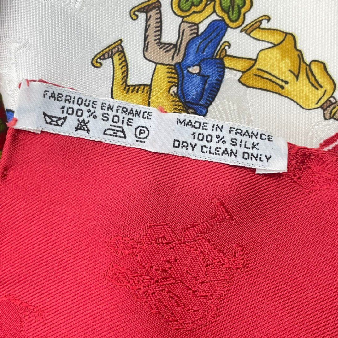 Hermes Carre 90 Large Scarf Silk Joies D'hiver Winter Fun Red Box — view 2