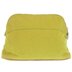 Hermes Bolide 25 mm Canvas Yellow Pouch Bag 0157 — view 3