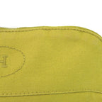 Hermes Bolide 25 mm Canvas Yellow Pouch Bag 0157 — view 7