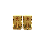 Hermes Enamel Metal Red Earrings 0120 — view 6