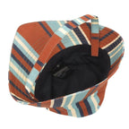 Prada Triangle Logo Stripe Size XL Cotton Multicolor Bucket Hat 1378 — view 7