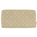 Louis Vuitton Zippy Wallet Monogram Mini Lin Beige Long 0045 — view 2