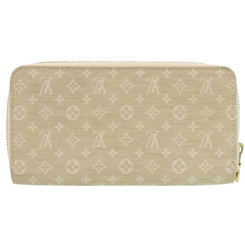 Louis Vuitton Zippy Wallet Monogram Mini Lin Beige Long 0045 — view 2