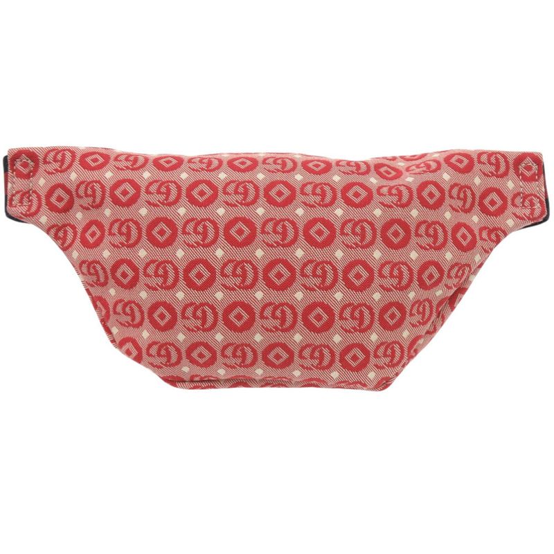 Gucci Children's Star Canvas Leather Red Waist Bag Body — view 4