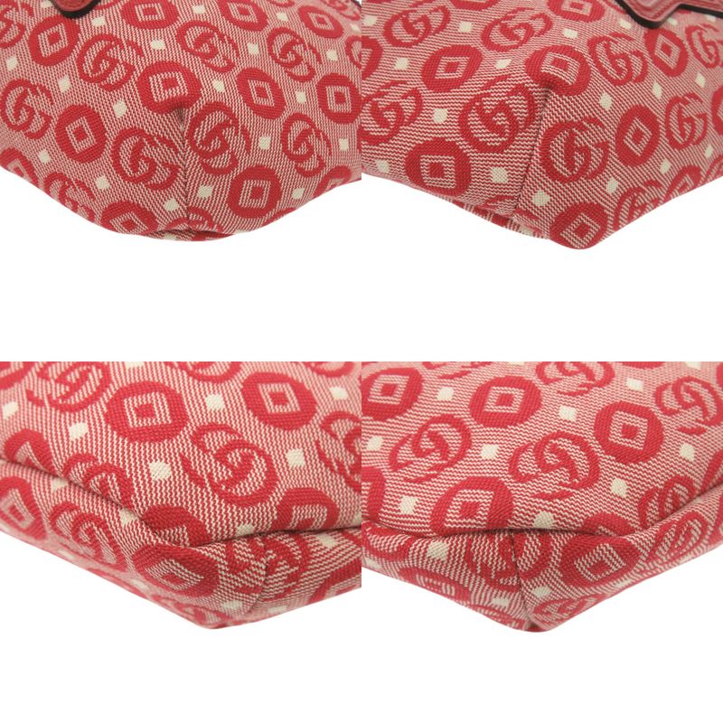Gucci Children's Star Canvas Leather Red Waist Bag Body — view 6