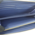 Louis Vuitton TM Zippy Wallet Long Monogram Denim Blue — view 9