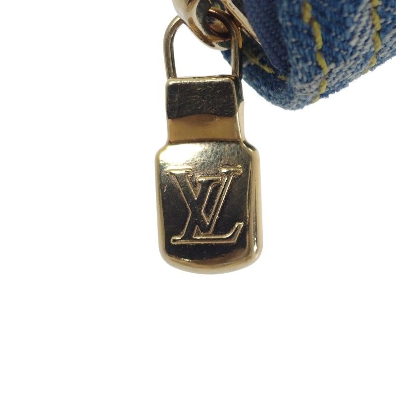 Louis Vuitton TM Zippy Wallet Long Monogram Denim Blue — view 6