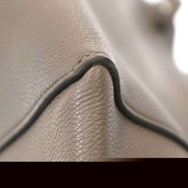 Celine By Phoebe Philo Cabas Phantom Small Leather Tote Bag tni Taupe — view 9