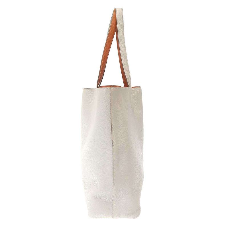 Hermes Double Sens 45 Bag Reversible Leather Tote Taurillon — view 8