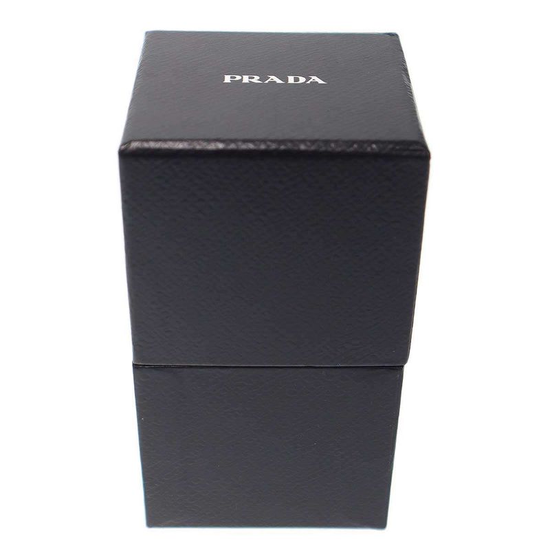 Prada Teddy Bear Key Chain Bag Charm Ivory Black — view 4