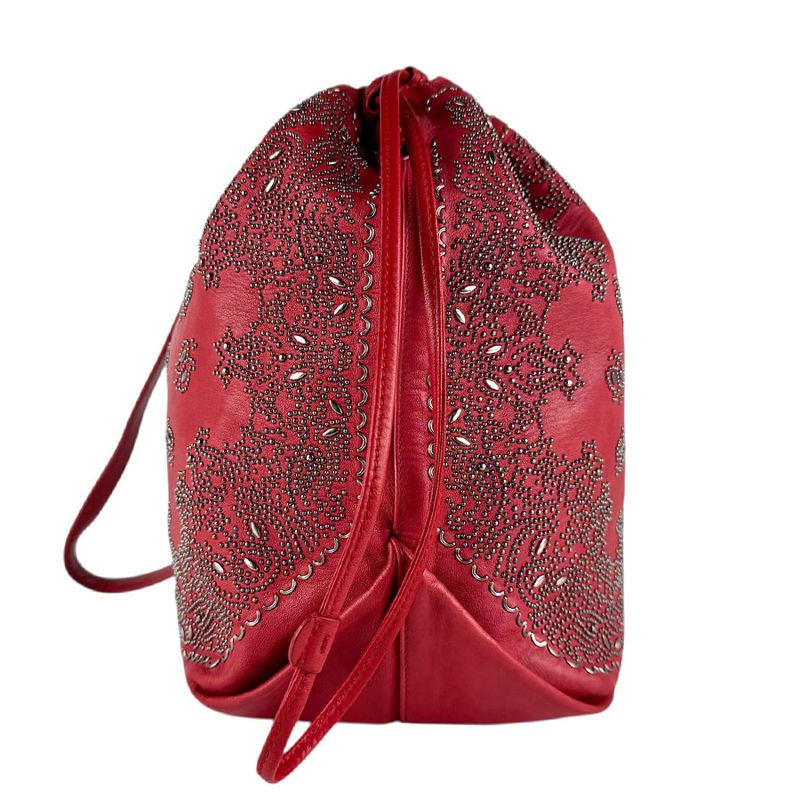 Saint Laurent Shoulder Red Bag — view 3
