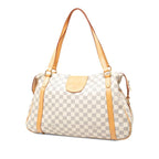 Louis Vuitton Damier Azur Streza GM Tote White Leather — view 3