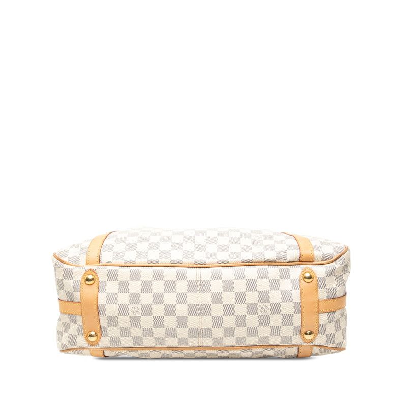 Louis Vuitton Damier Azur Streza GM Tote White Leather — view 4