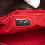 Loewe Anagram Wine Red Bold Leather Suede — view 6