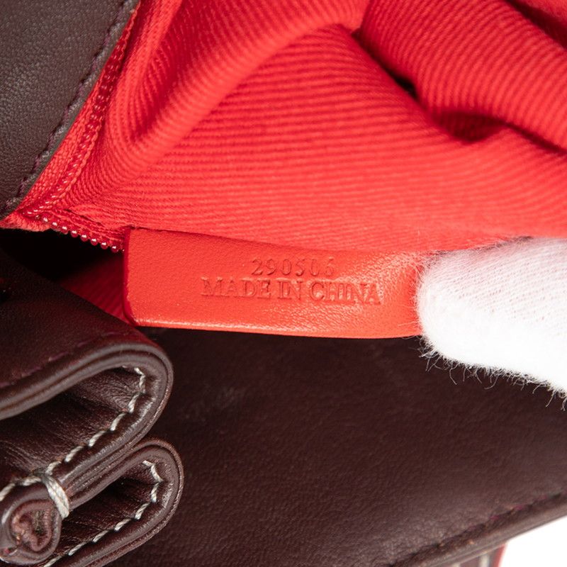 Loewe Anagram Wine Red Bold Leather Suede — view 7
