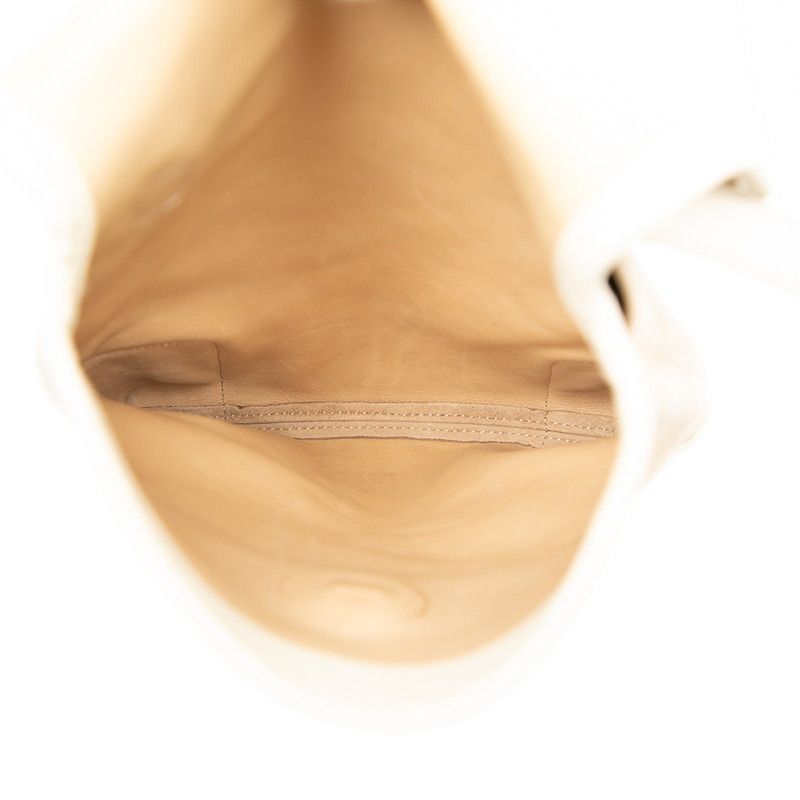 Loewe Anagram Crossbody Bag Sacoche Beige Off White Suede Leather — view 5