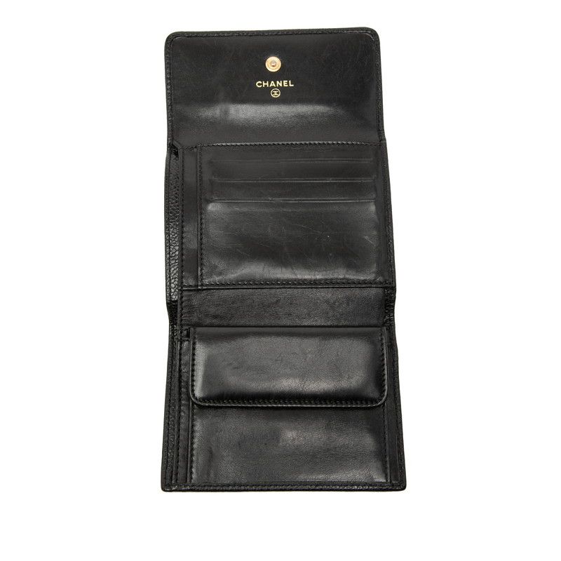 Chanel Coco Mark Black Caviar Leather — view 5