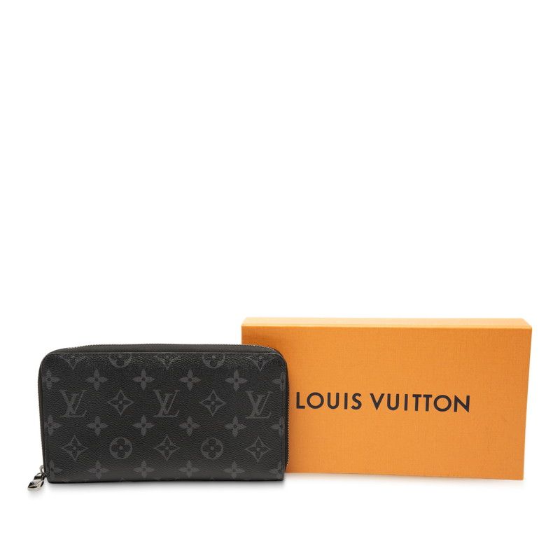 Louis Vuitton Monogram Eclipse Zippy-organizer-nm Round Zipper-long Wallet — view 7