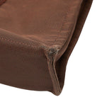 Hermes Her Line Tote MM Brown Canvas — view 7