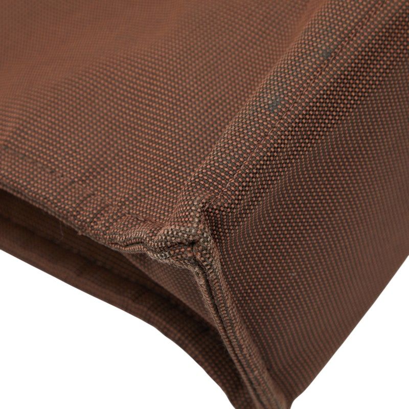 Hermes Her Line Tote MM Brown Canvas — view 8