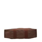 Hermes Her Line Tote MM Brown Canvas — view 4