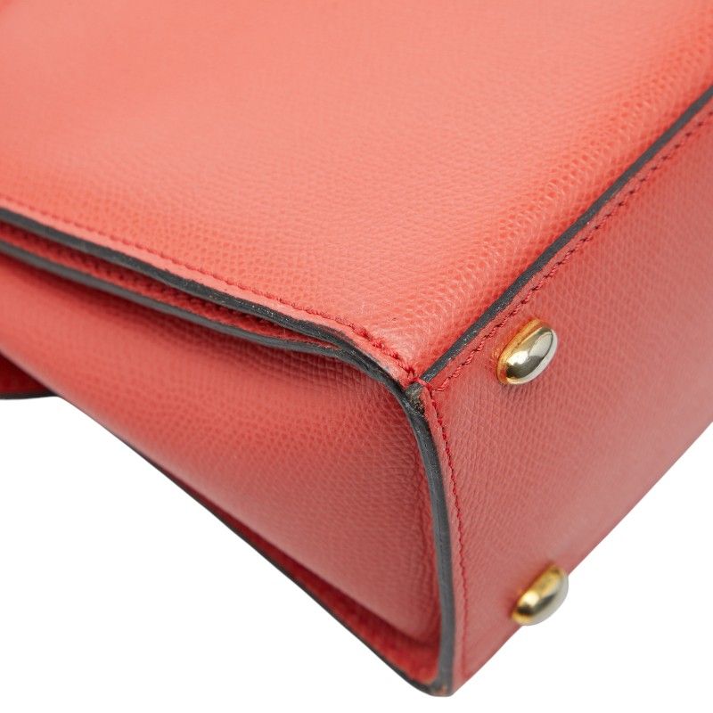Celine Logo Red Leather — view 8