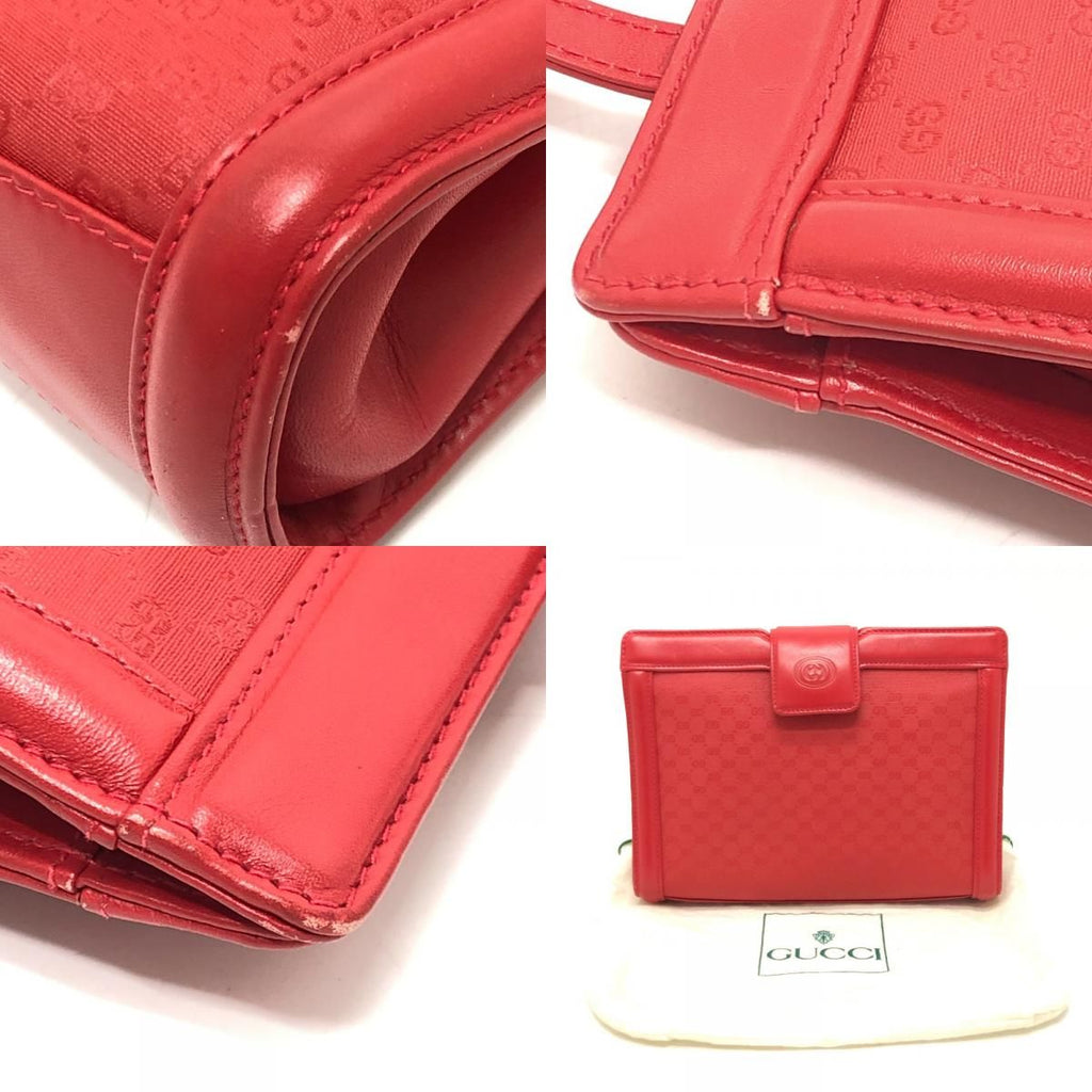 Gucci Shoulder Bag GG Pattern 004-113-0364 Leather Red — view 2
