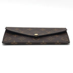 Louis Vuitton Long Wallet Portefeuille Jeanne Monogram Canvas Rose — view 6