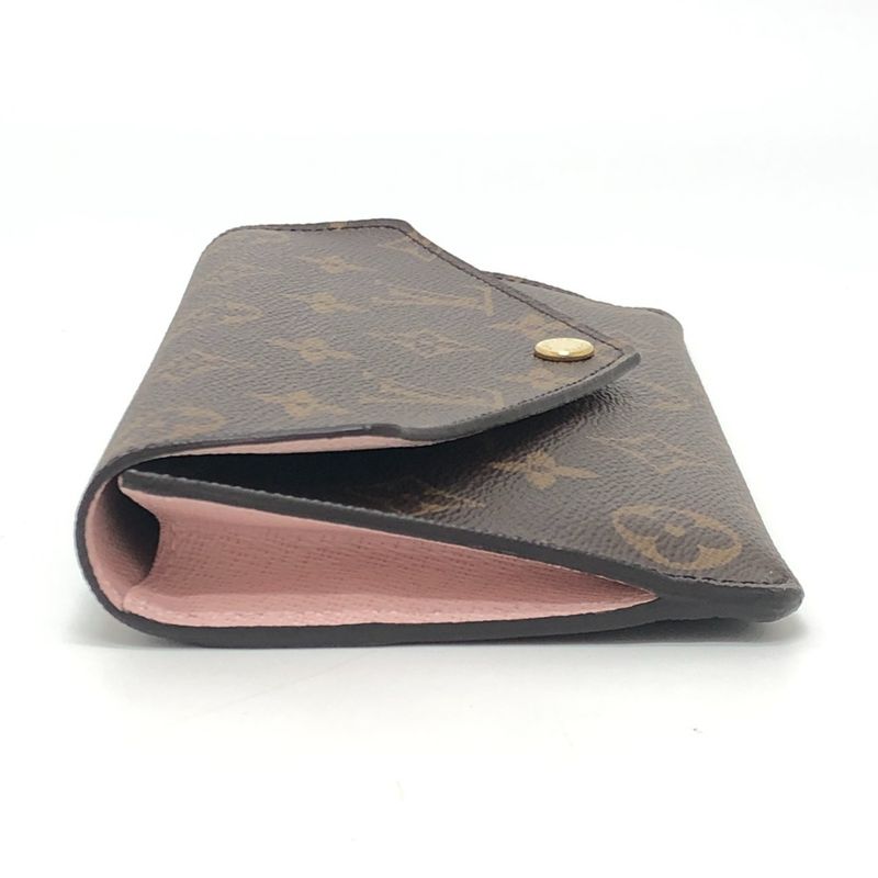 Louis Vuitton Long Wallet Portefeuille Jeanne Monogram Canvas Rose — view 3