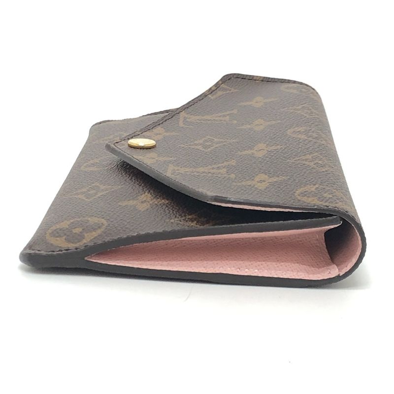 Louis Vuitton Long Wallet Portefeuille Jeanne Monogram Canvas Rose — view 4