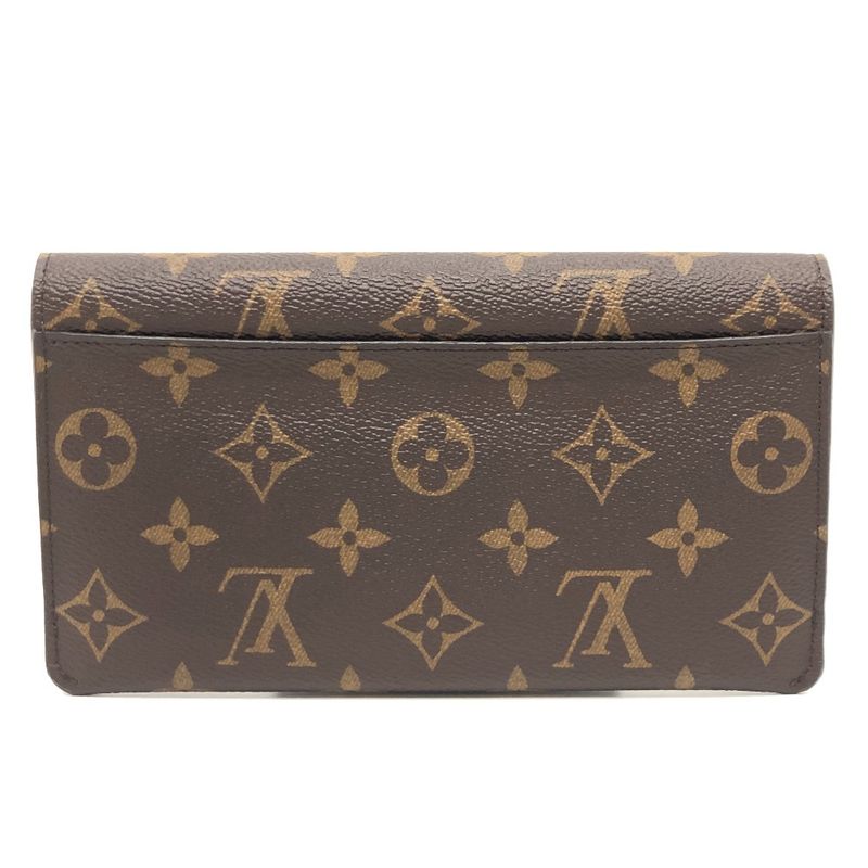 Louis Vuitton Long Wallet Portefeuille Jeanne Monogram Canvas Rose — view 2
