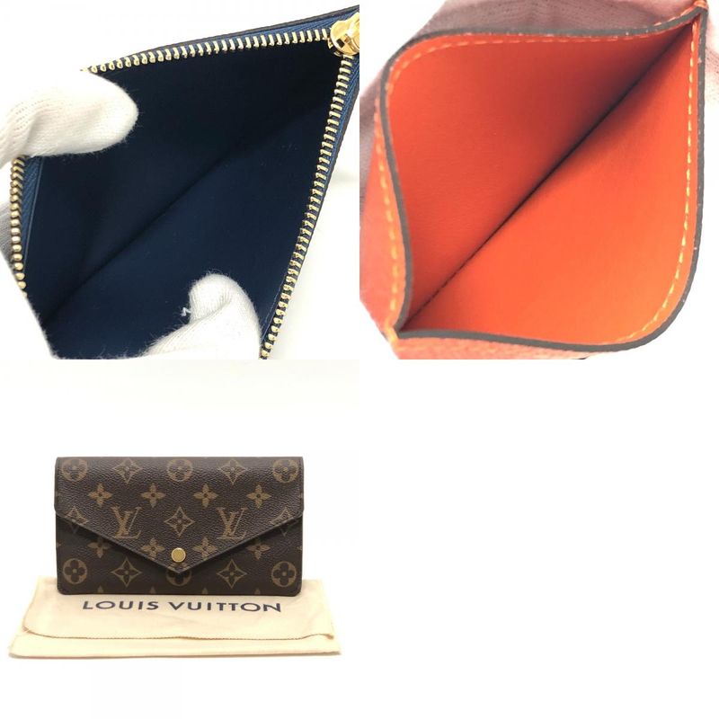 Louis Vuitton Long Wallet Portefeuille Jeanne Monogram Canvas Rose — view 9