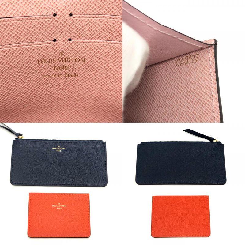 Louis Vuitton Long Wallet Portefeuille Jeanne Monogram Canvas Rose — view 8