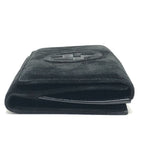 Gucci Long Wallet Interlocking G Suede Enamel Black — view 3