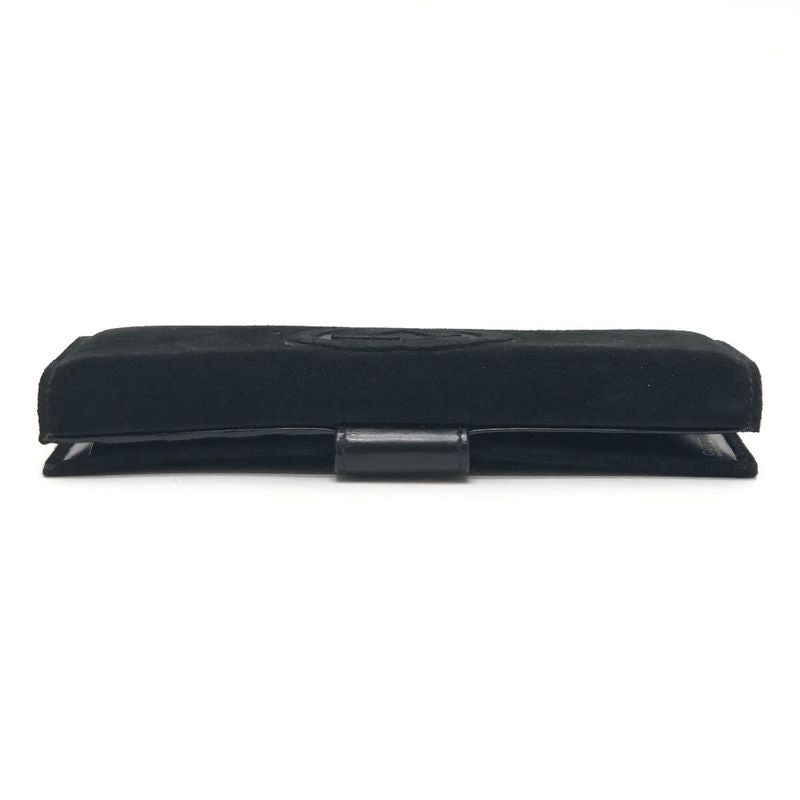Gucci Long Wallet Interlocking G Suede Enamel Black — view 5