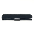 Gucci Long Wallet Interlocking G Suede Enamel Black — view 5