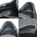 Louis Vuitton Leather Shoes Bob Lure Line Dabi Velor Black — view 8